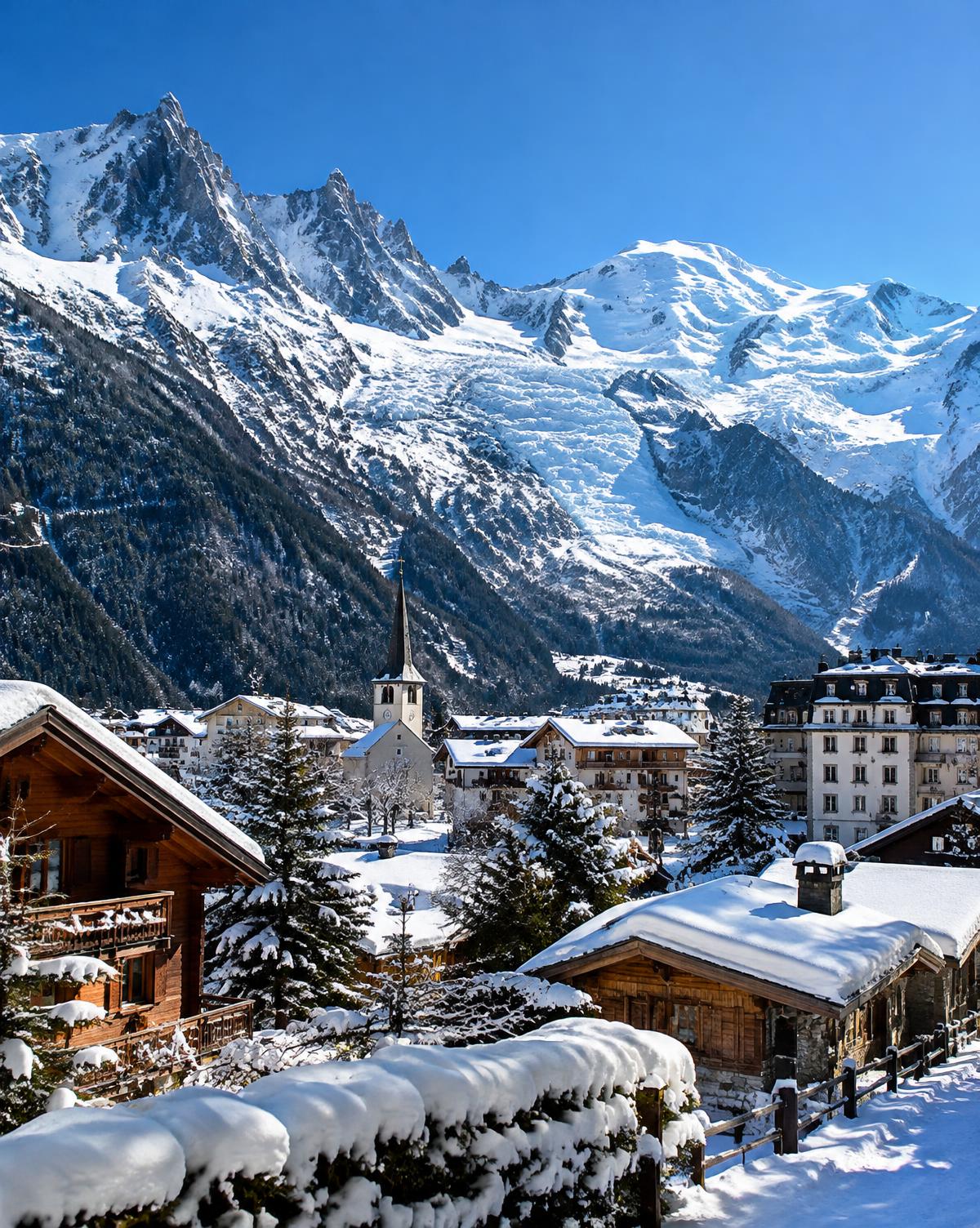 Chamonix och Mont Blanc